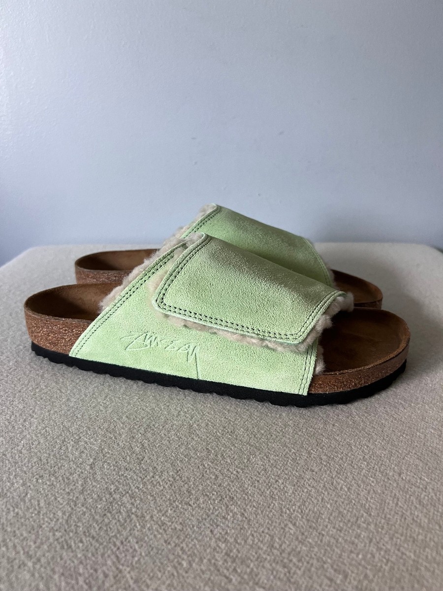 Stussy x Birkenstock Solana Sandals - Size 43 - Green - NEW | eBay