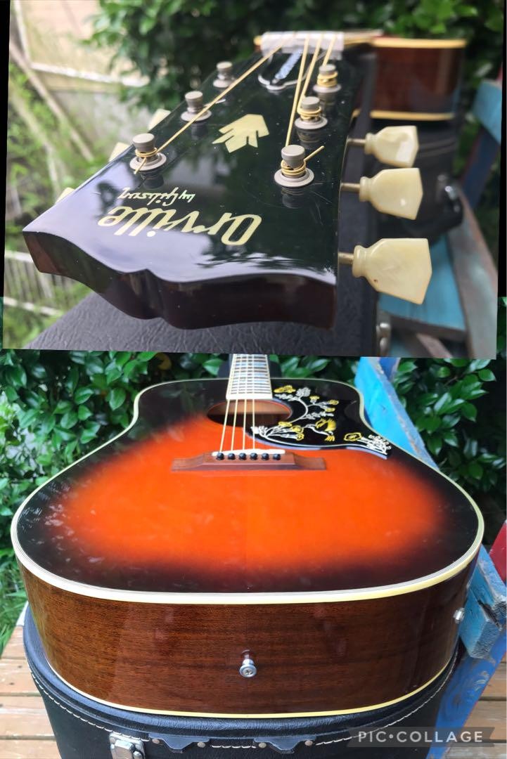 Electric Acoustic Guitar Orville by Gibson HB Hummingbird Model