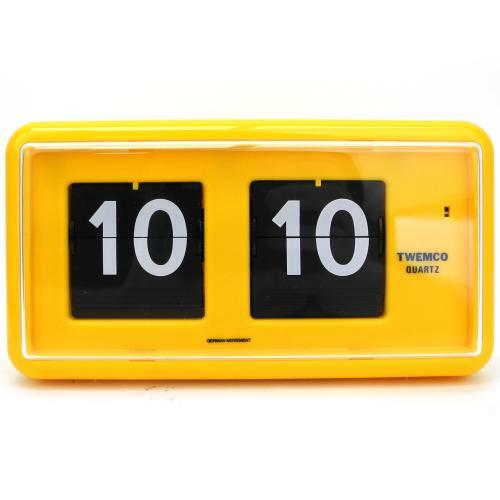 TWEMCO Rectangular Style Retro Bedroom Desktop Flip Clock QT30