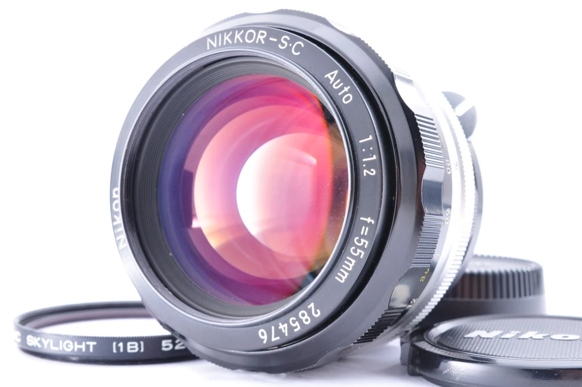Nikon NIKKOR f/1.2 Camera Lenses 55mm Focal for sale | eBay