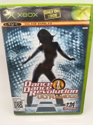 Dance Dance Revolution Ultramix 4 (Original Xbox) CIB COMPLETE