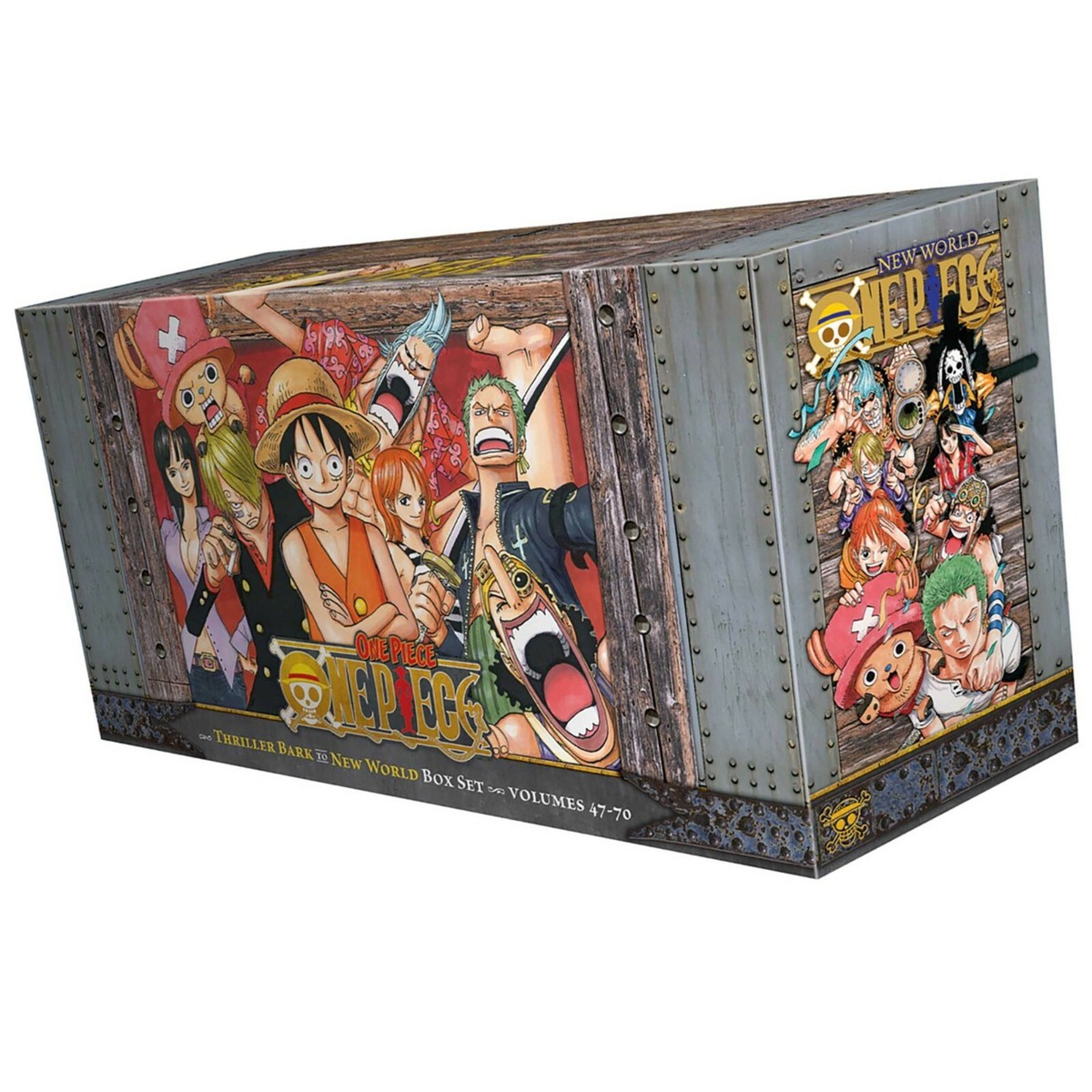 One Piece Box Set 3 Thriller Bark to New World Vol 47-70+Color