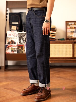 Red Tornado S1000XX WWII Model Wide Straight Jeans One Wash 14oz