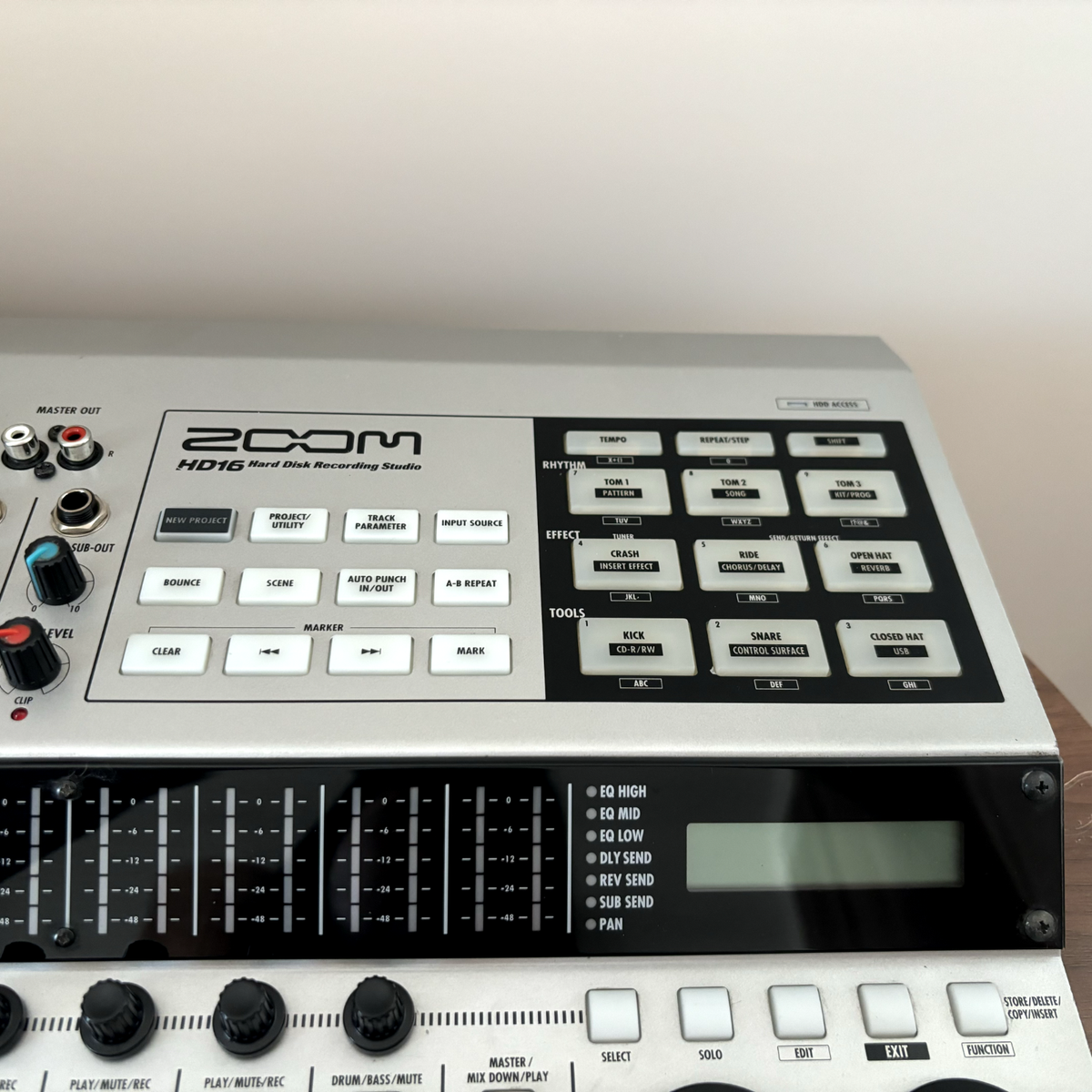 Zoom HD16 16CH HDD Multi Track Recorder CD-R MTR Recording Studio