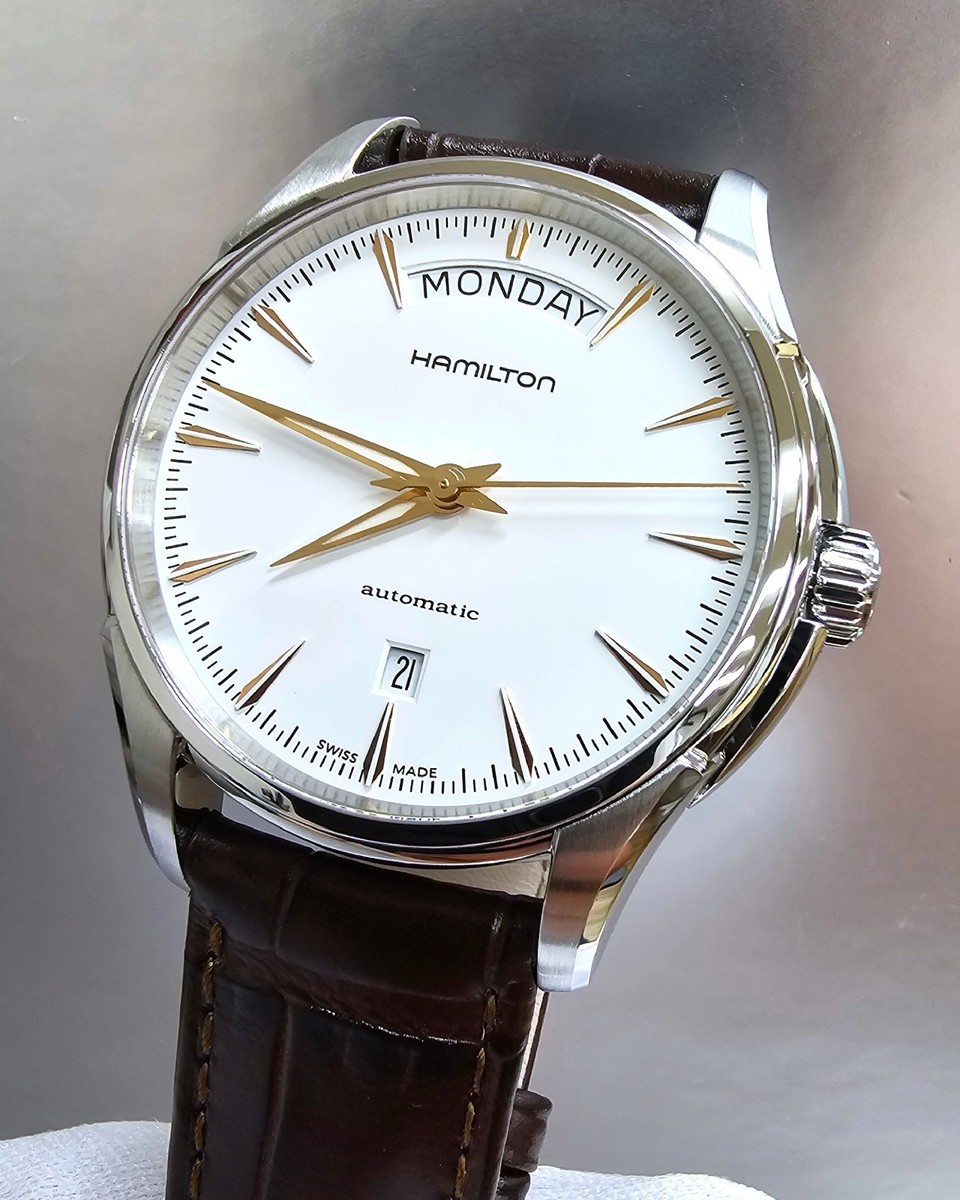 HAMILTON Jazzmaster Day Date Automatic 40mm Leather Men's Watch