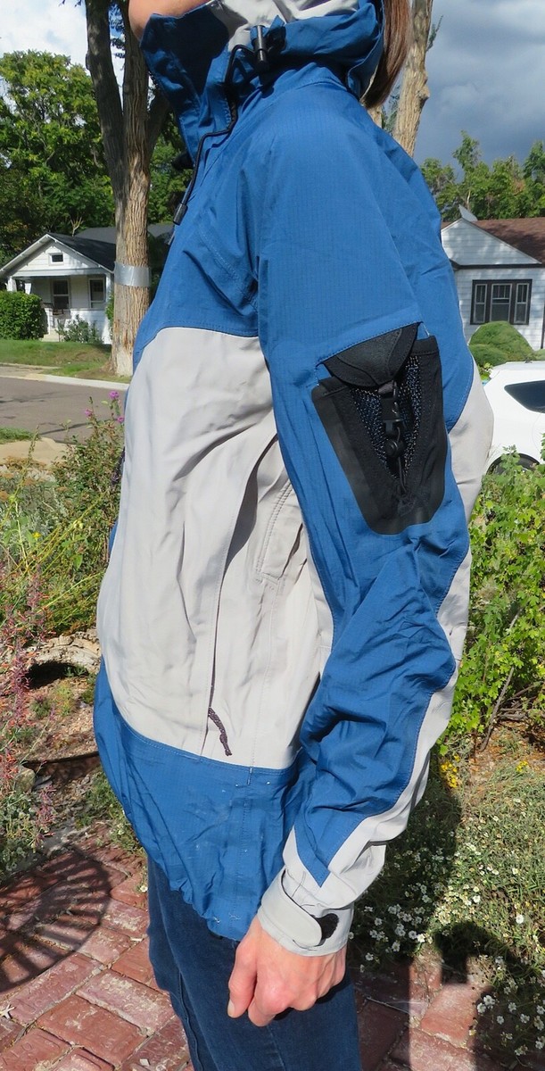 Mountain Hardwear Conduit Parka Jacket Shell Blue/Grey Men's Small