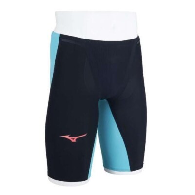 MIZUNO Swimsuit Men GX SONIC 6 NV Black Turquoise N2MBA501-93 WA