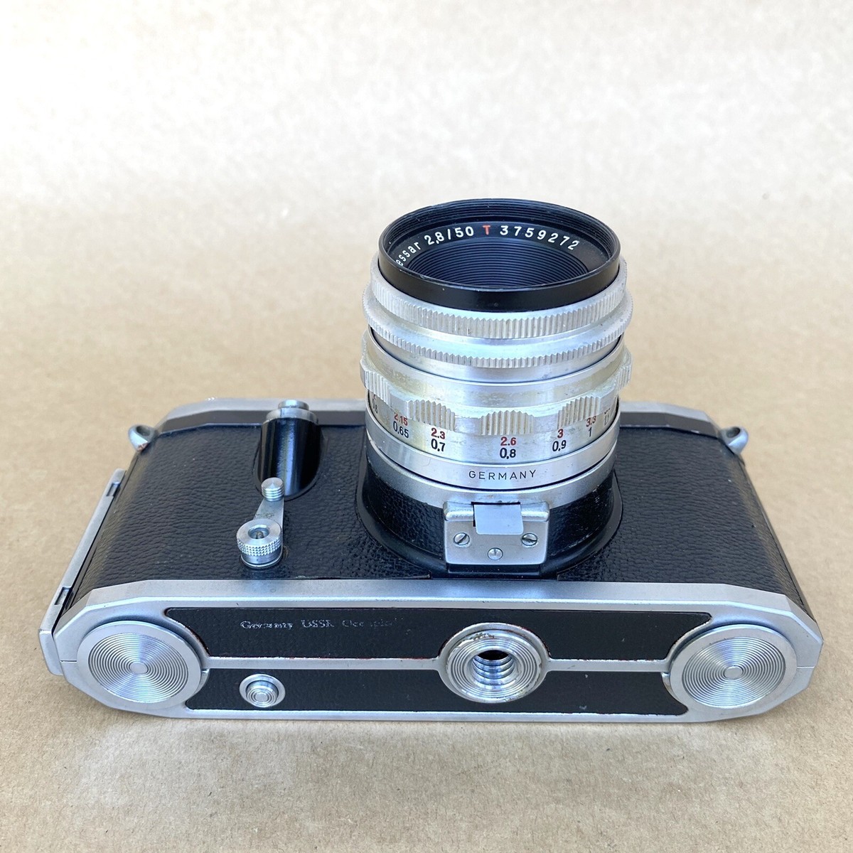 Hexacon ZI 35mm M42 Mount SLR Film Camera W/ Carl Zeiss 50mm 2.8