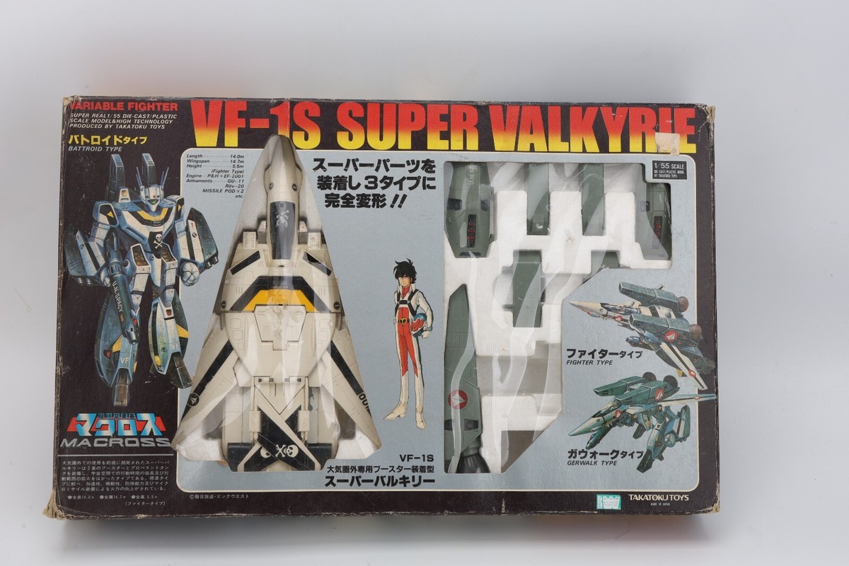 1990 Takatoku Japan 1/55 Macross VF1S Super Valkyrie DX Focker