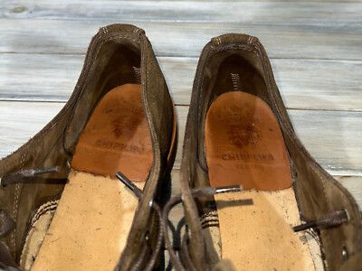 Chippewa Originals Oxfords 1901M75 Men's Suede Dress Shoes Vibram