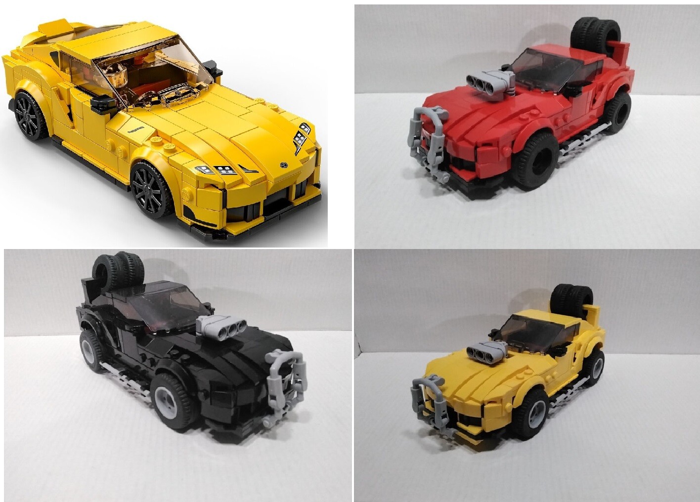 LEGO 76901 Speed Champions Toyota GR Supra & Custom Toyota GR