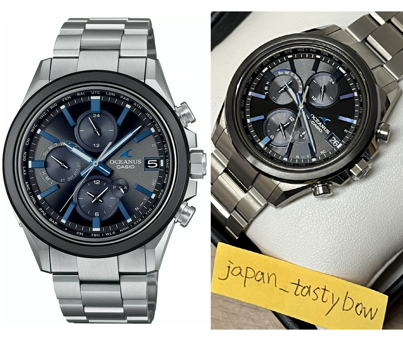 CASIO Watch OCEANUS Bluetooth equipped radio solar OCW-T4000A-1AJF