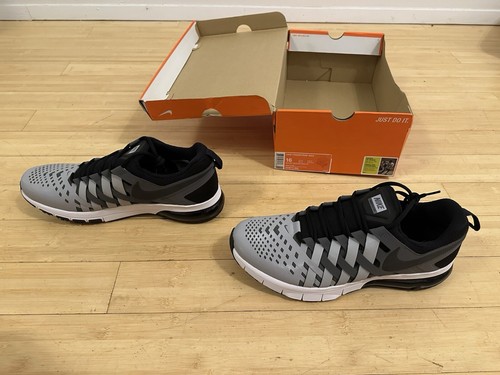Size 16 Men Fingertrap Max NikeShoes 644673 002 Grey Black White