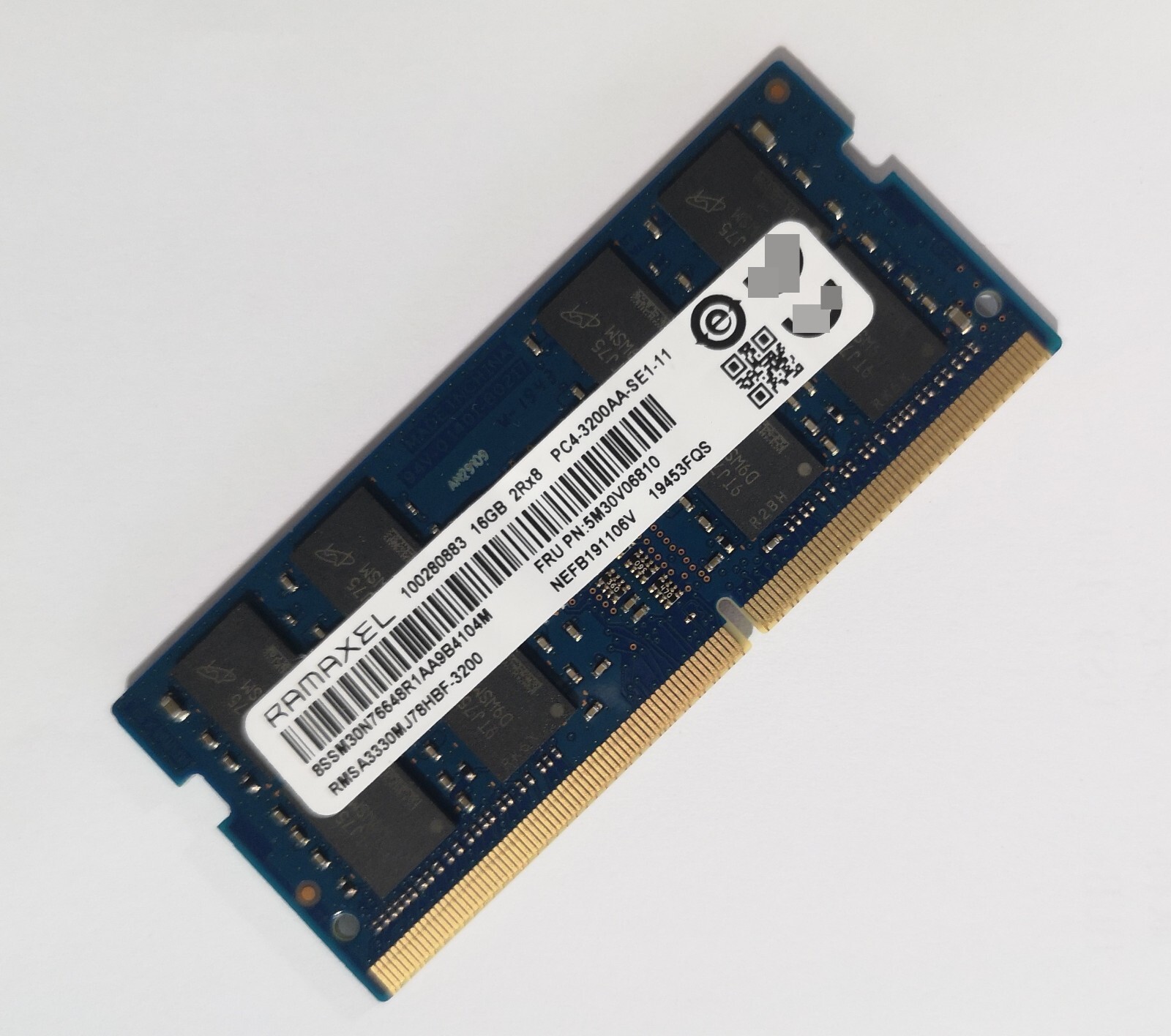 LENOVO RAMAXEL 16GB DDR4 3200 Laptop SODIMM RAM 2Rx8 PC4-25600