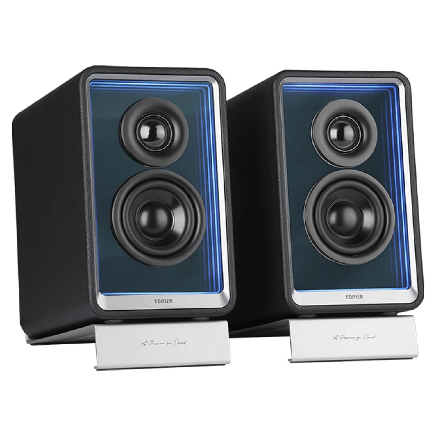Edifier QR65 2.0 70W Monitor Speakers Black Bluetooth AUX 3.5mm