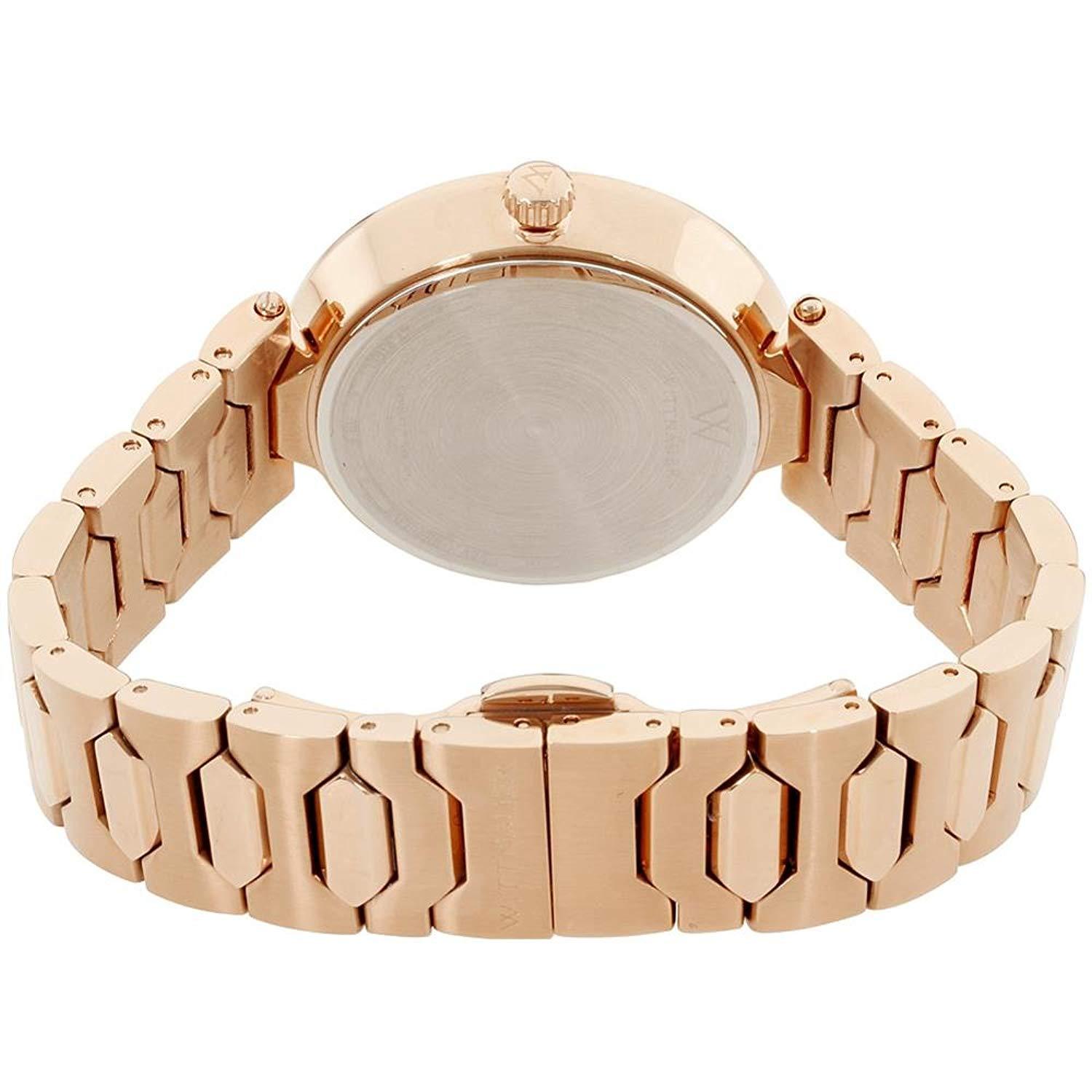 Wittnauer Women's Quartz Crystal Accents Rose Gold-Tone 38MM Watch