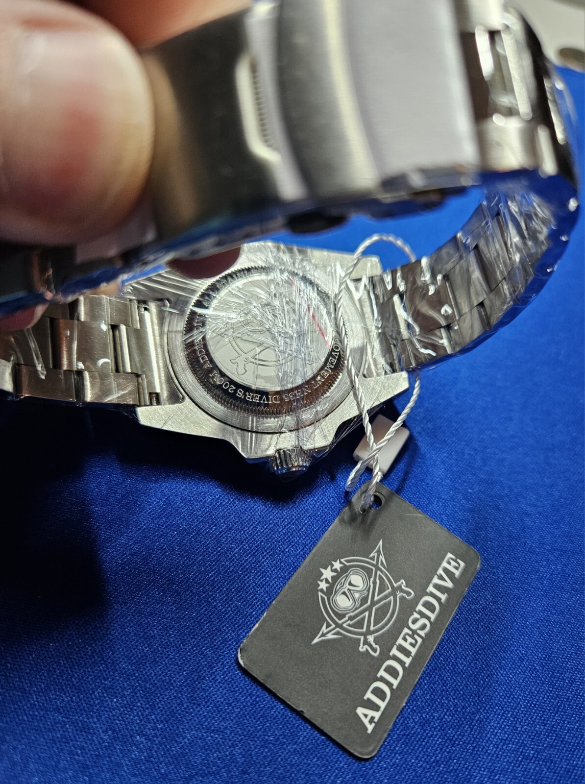 ADDIESDIVE Black 200M Diver Watch Automatic Seiko NH35 Sapphire