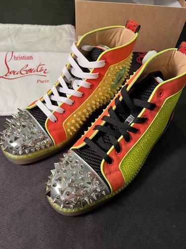 $1895 RETAIL NEW CHRISTIAN LOUBOUTIN NO LIMIT SPIKED SZ 44 11