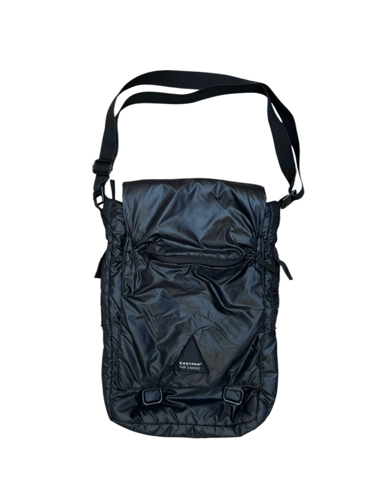 Raf Simons X Eastpak 2008 Black Nylon Flap Bag | eBay