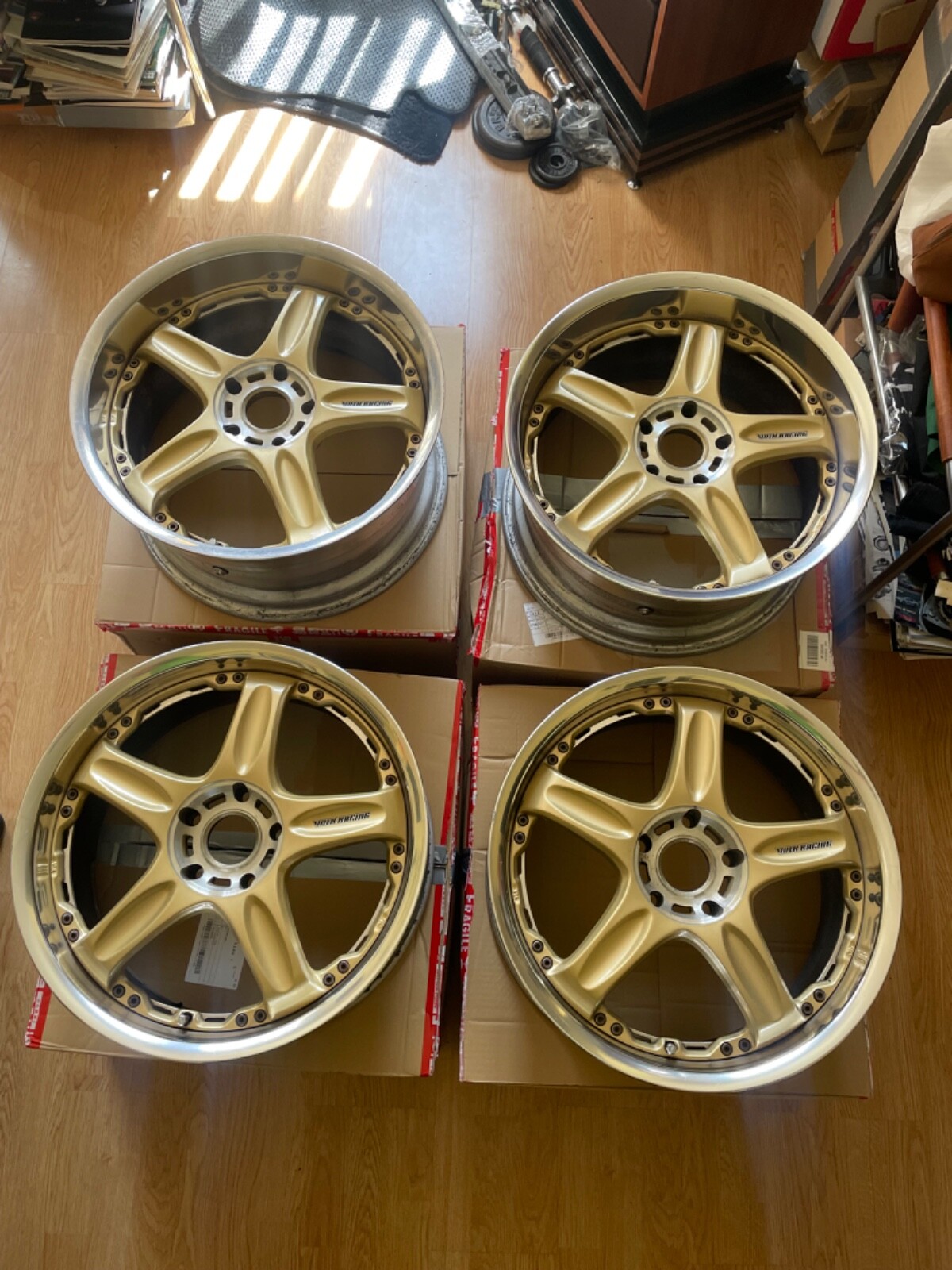 Volk Racing Rays GT-C GTC 18 INCH 8J 9J RARE TE37 Gold S14 S15