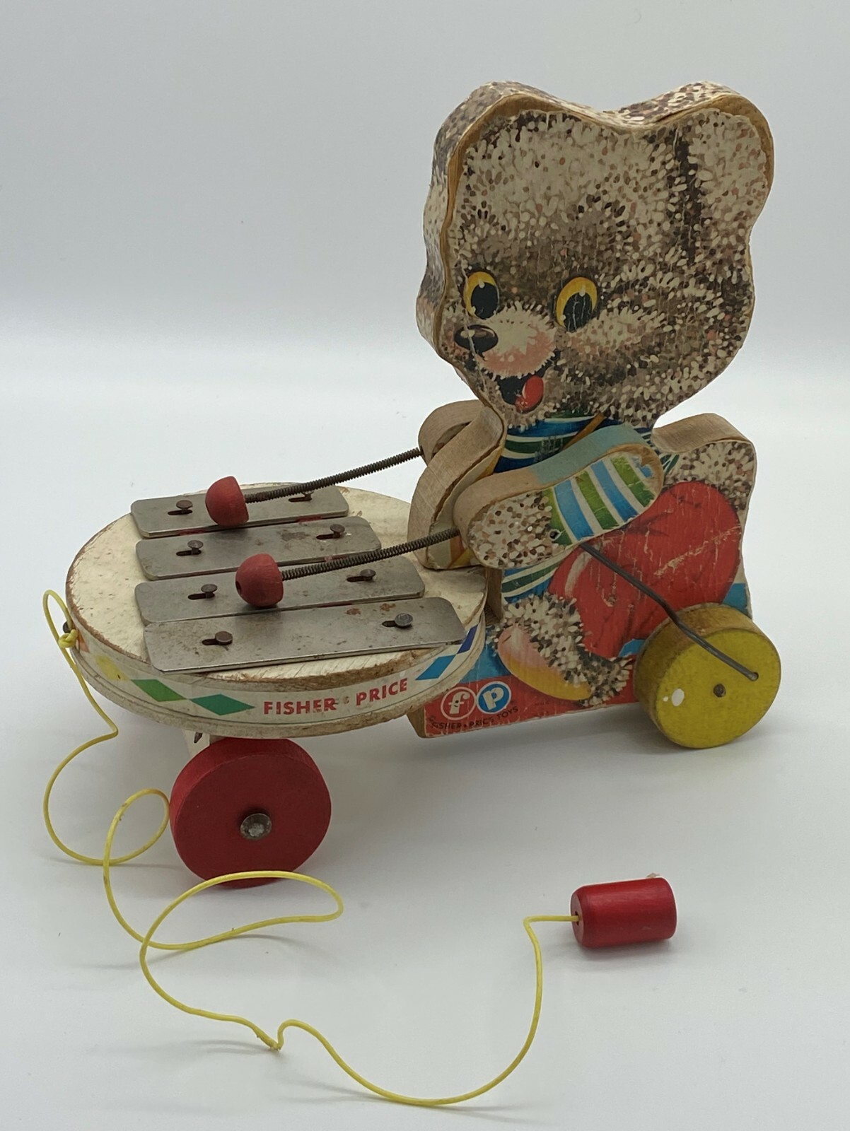 Vintage Fisher Price Pull Toy Shaggy Zilo #738 1960 Xylophone | eBay