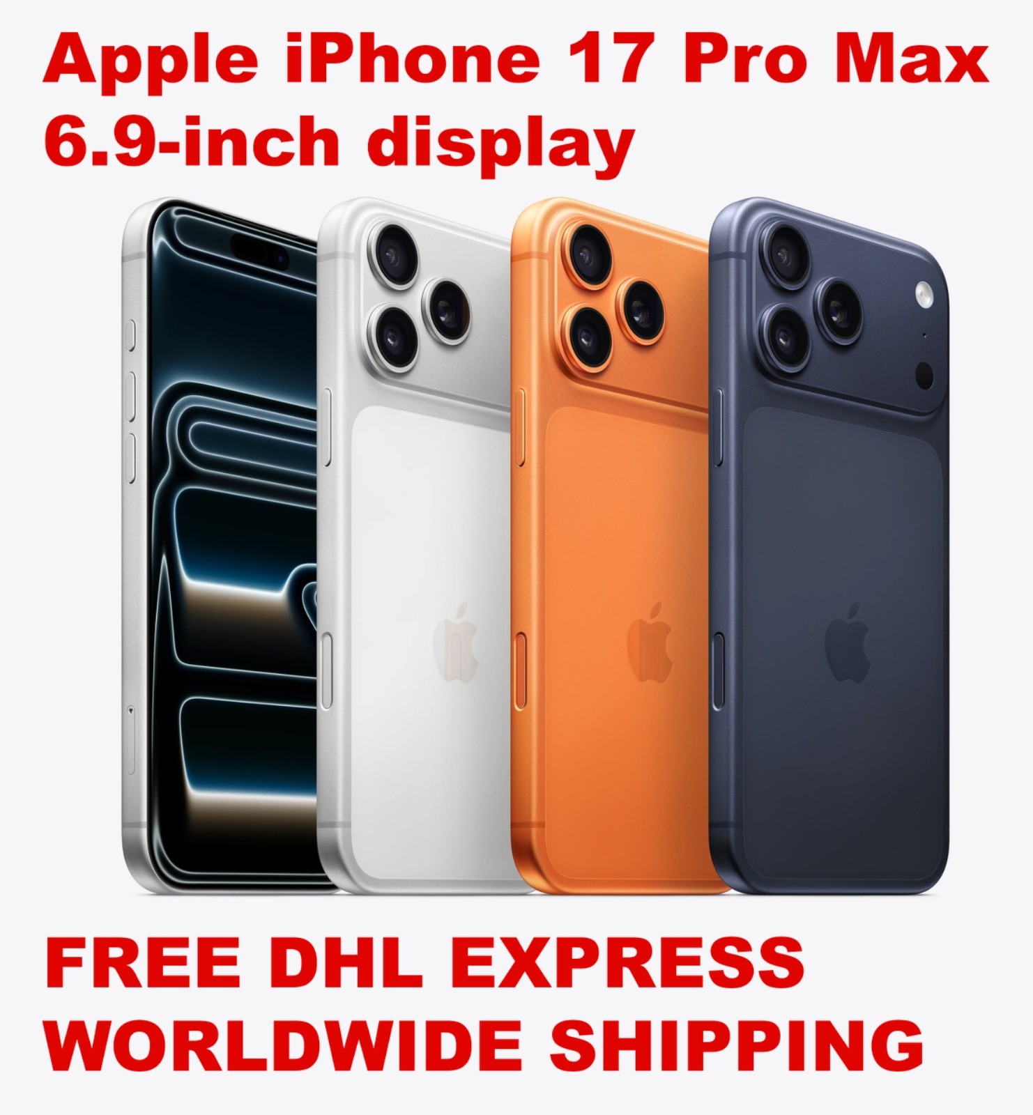 APPLE 2025 iPHONE 17 PRO MAX 6.9