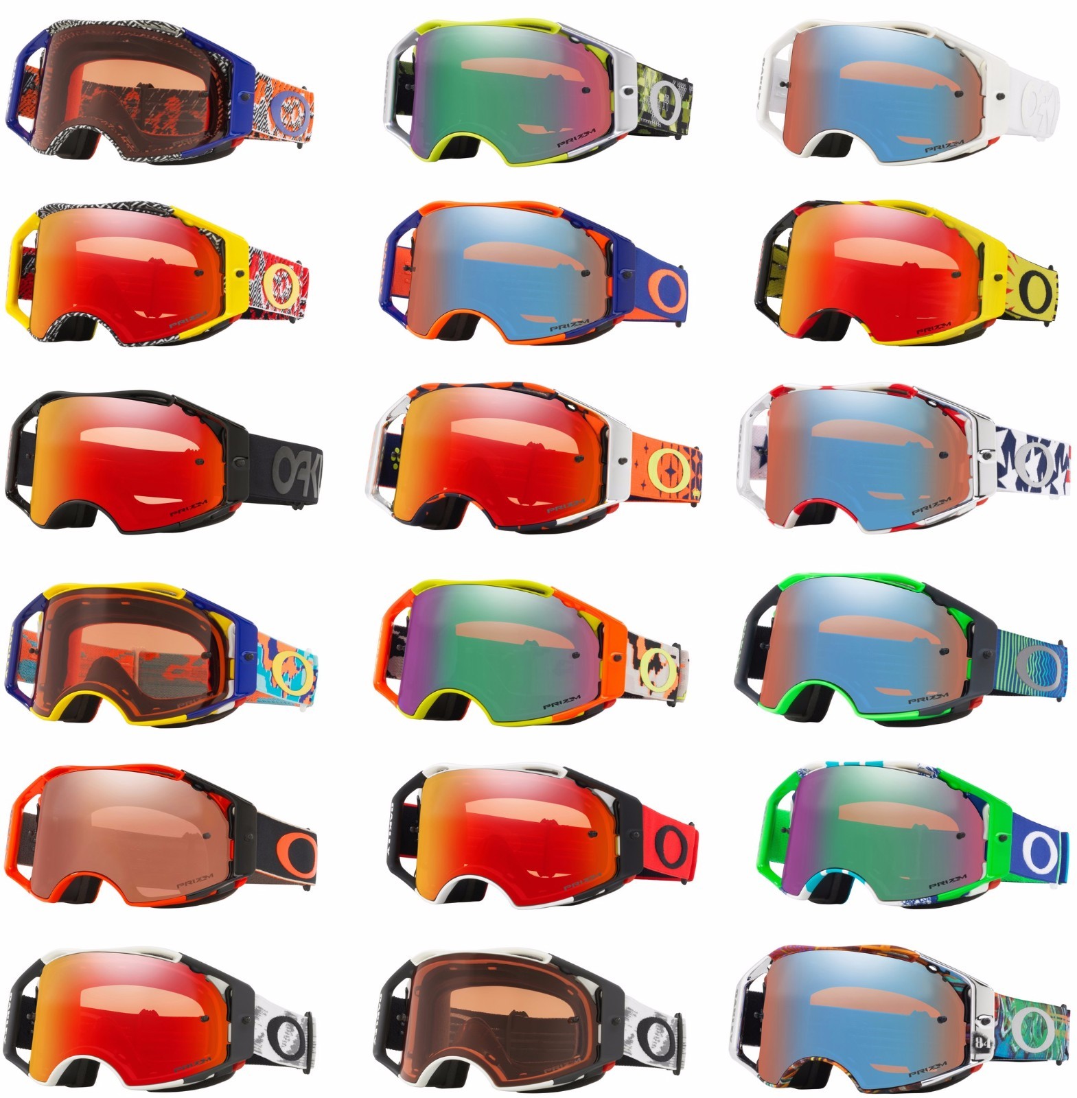 OAKLEY AIRBRAKE MOTOCROSS MX GOGGLES enduro bike prizm lens | eBay