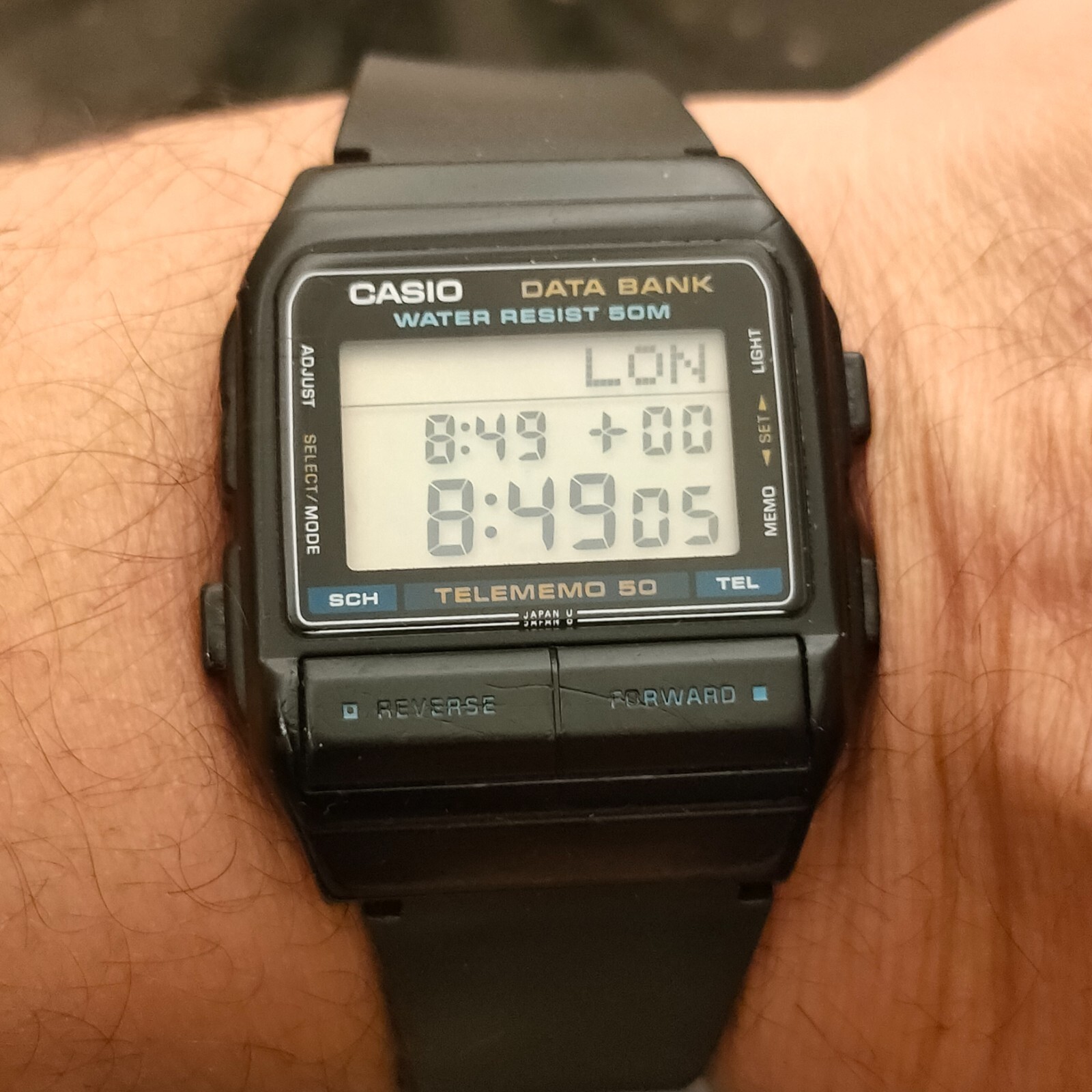 1985 Vintage Casio DB-520 Databank Telememo 50 Watch Module 675