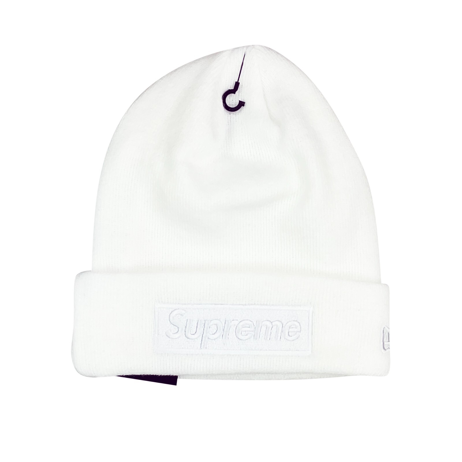 Supreme x New Era FW23 Box Logo Beanie White | eBay
