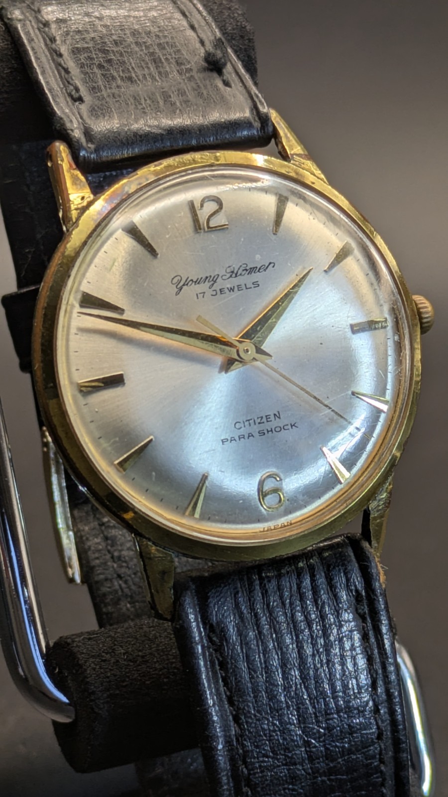 Vintage Citizen Young Homer 17JEWELS PARASHOCK Men's Watch, Hand