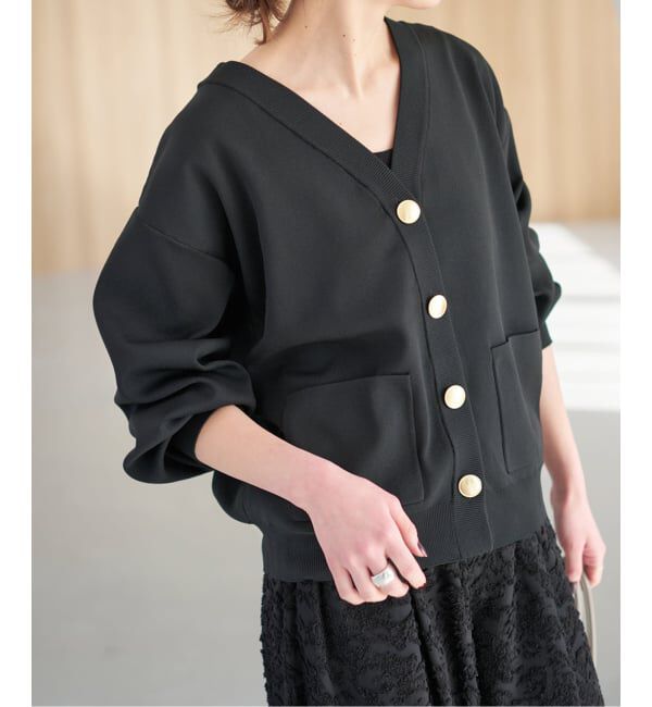 マーガレットカットジャカード ウエストギャザーブラウス（Ballsey