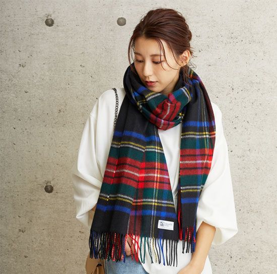 ジョンストンズ JOHNSTONS カシミア大判ストール（カシミヤ