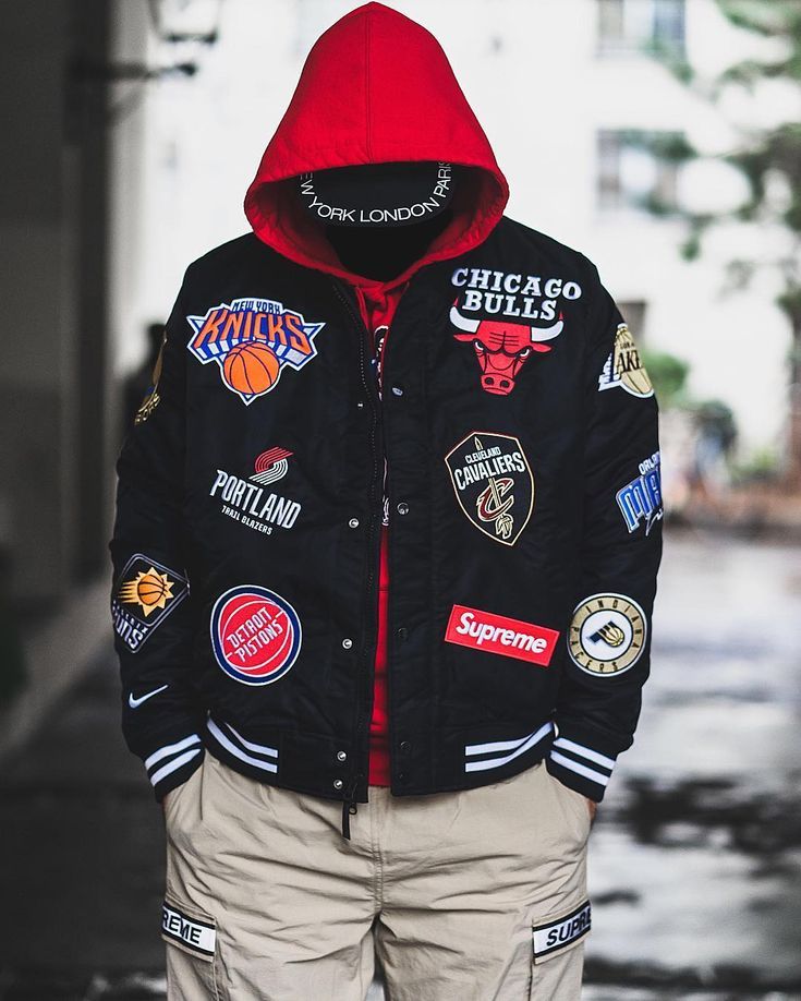 Supreme x Nike NBA Teams Warm Up Jacket | Moda informal masculina