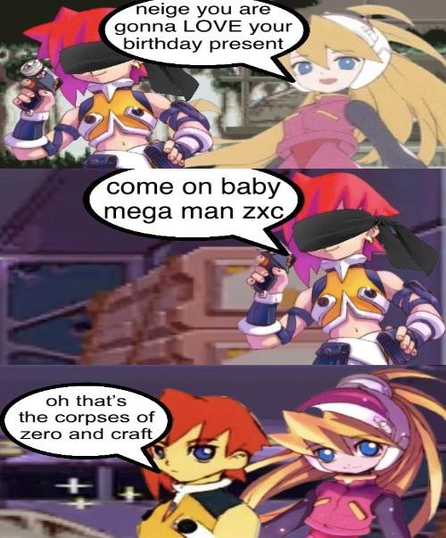 CielがNeigeの誕生日を台無しにする (MM x AN) : r/Megaman