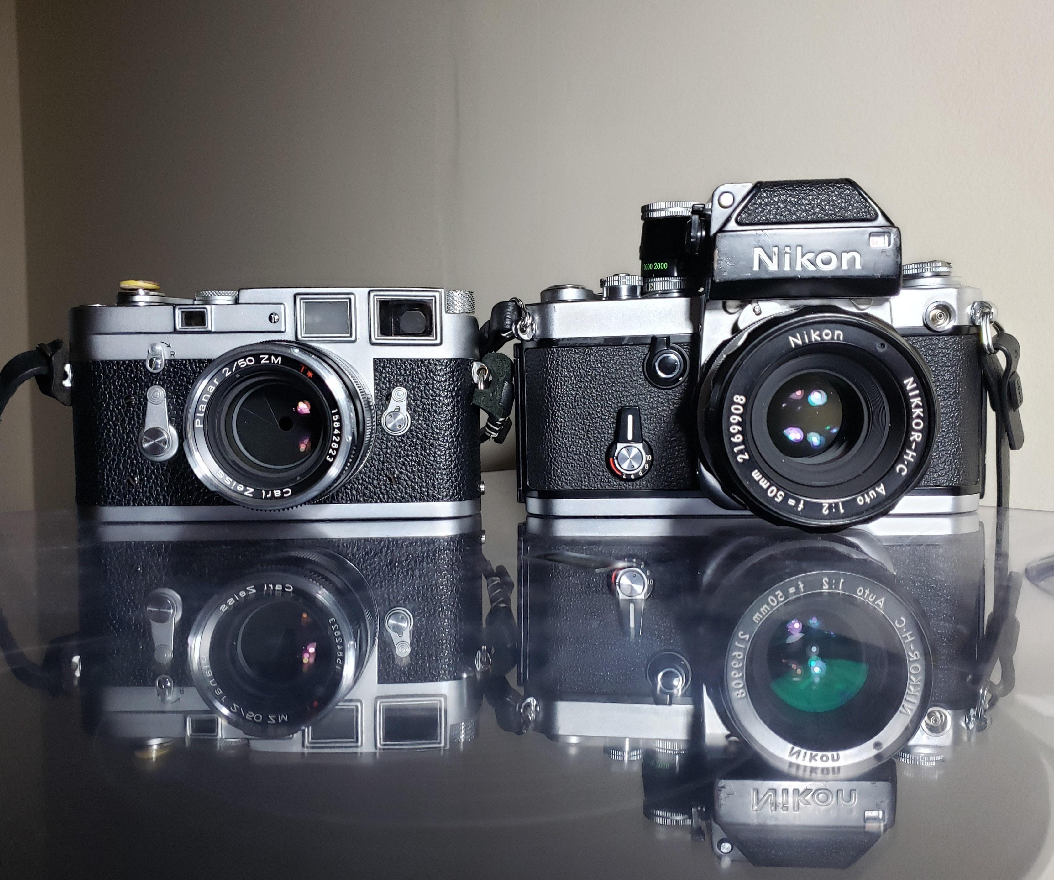 古き良き相棒と新しいお気に入り：1962年製ライカM3と1971年製ニコンF2