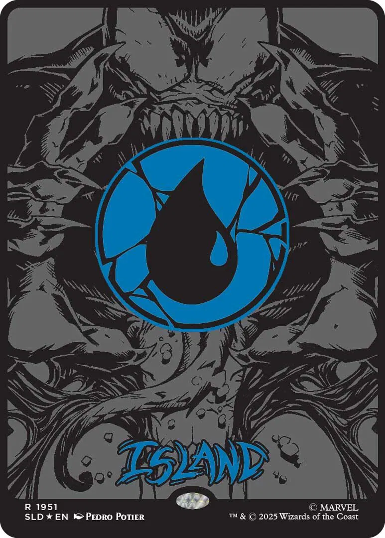 SLD] Secret Lair x Marvel's Spider-Man: Mana Symbiote (Raised Foil