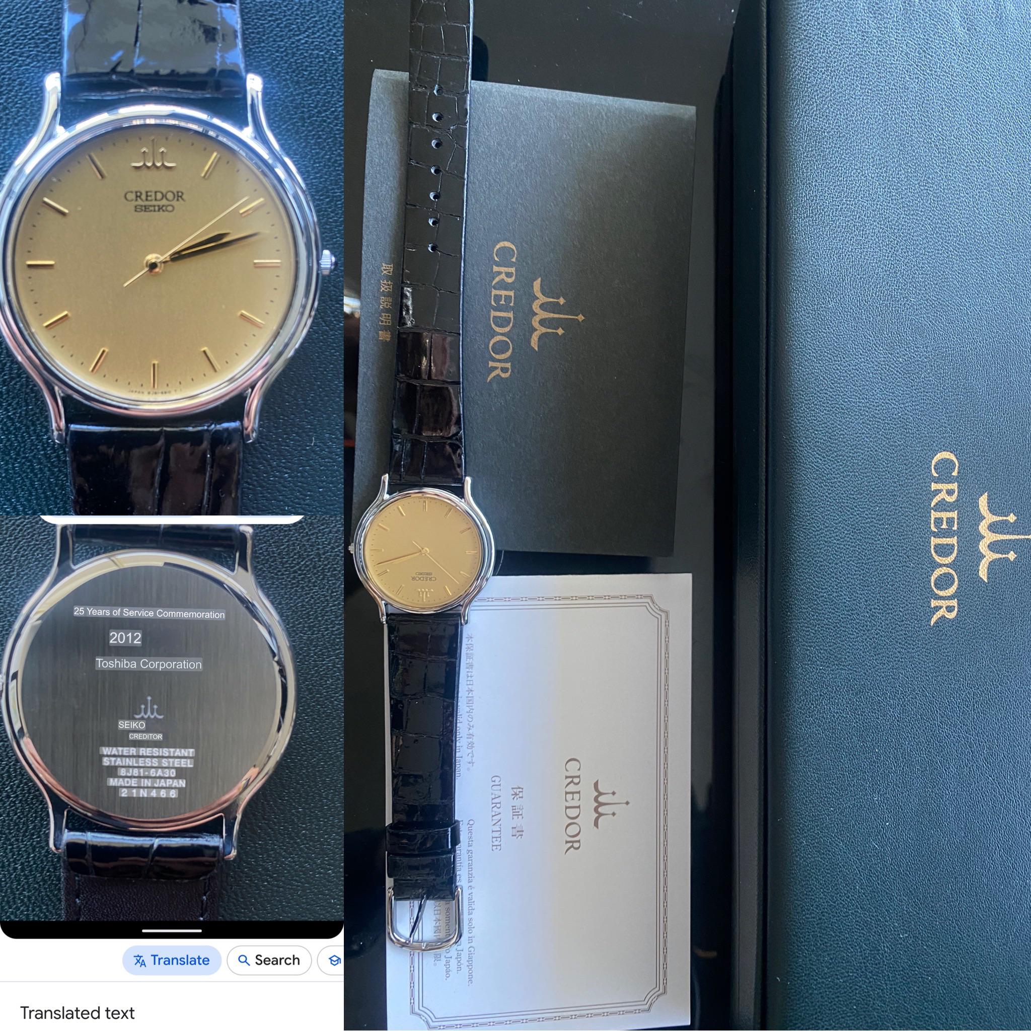 8J81-6A30] Seiko Credor Signo vintage watch : r/Seiko