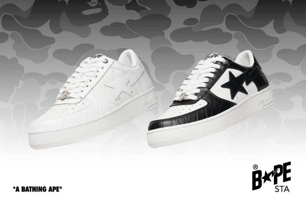 クロコエンボスレザーのBAPE STA™が登場。 | bape.com