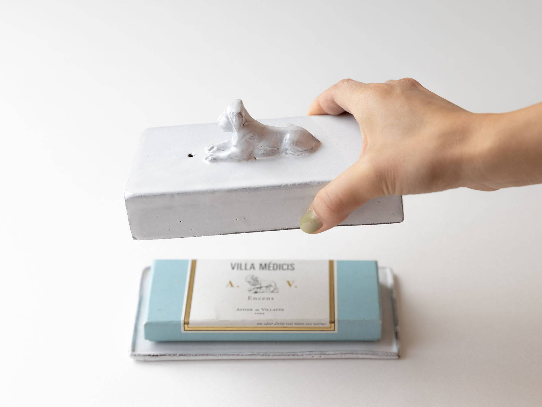 Astier de Villatte Lion Box／インセンスホルダー｜インセンス