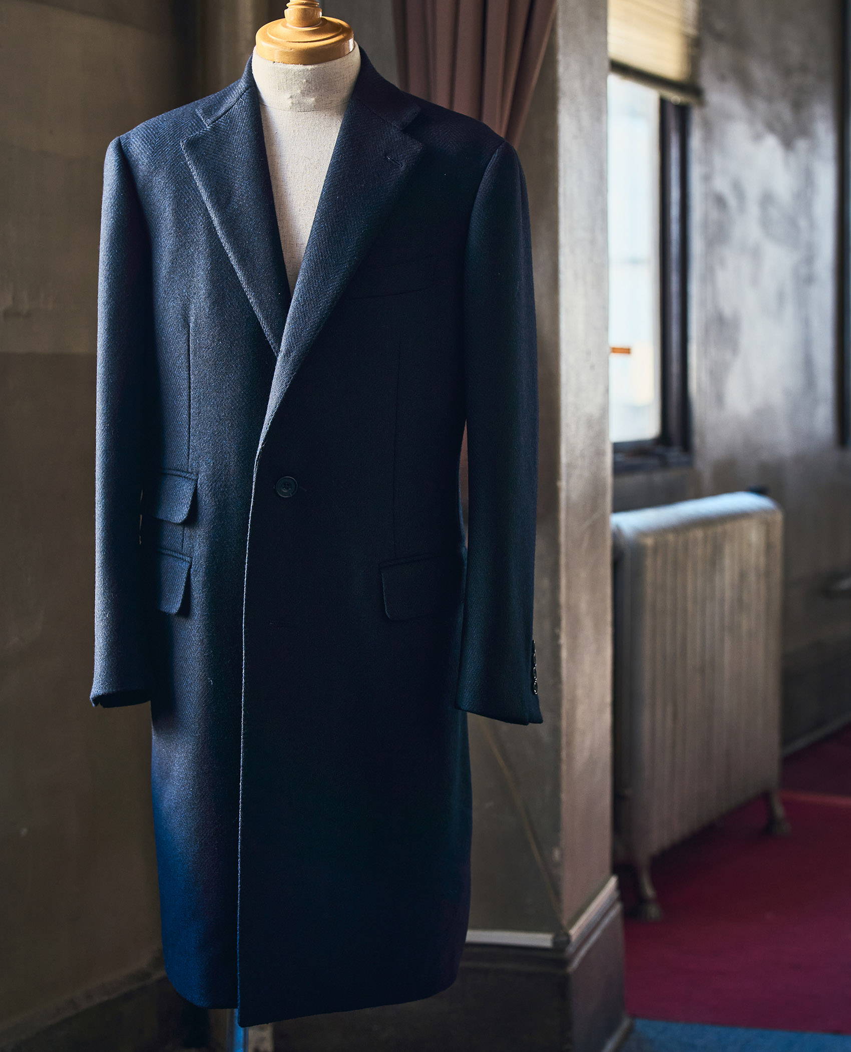 WOOL CHESTERFIELD COAT – Kamakura Shirts Global Online Store