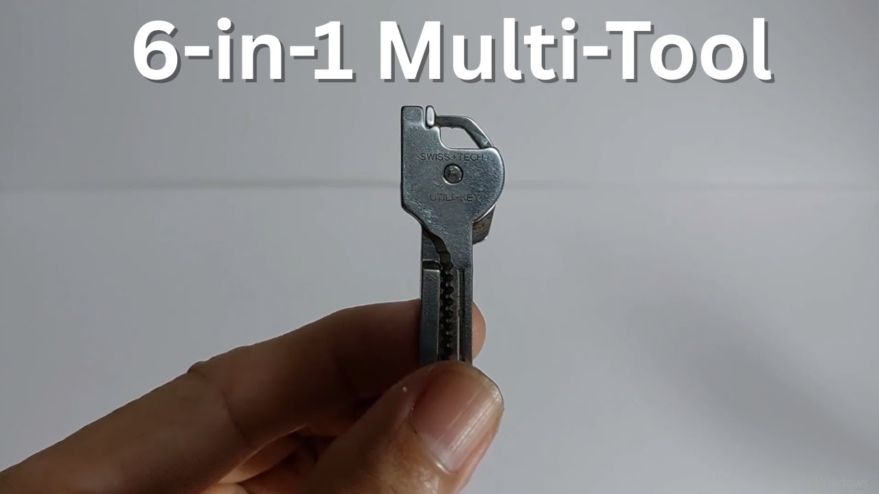 Swiss Tech Utili-Key 6-in-1 Multi-Tool @TeacherBob - YouTube