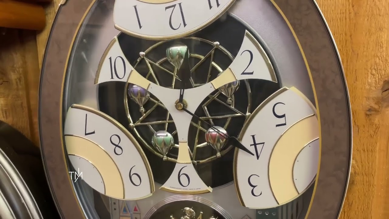 RHYTHM “Tri-Cracker” Musical Clock - 4MH759-R06（スモールワールド