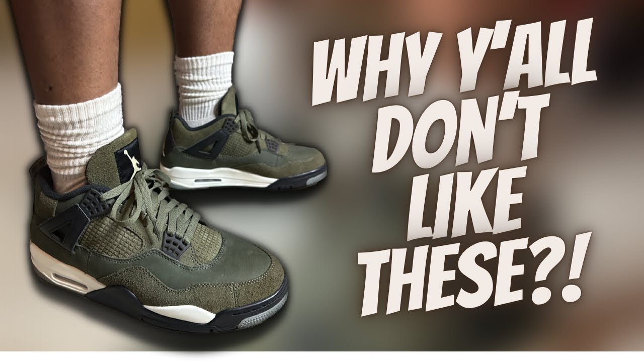 Retro Jordan 4 SE Craft “Medium Olive” Review & On Feet! - YouTube