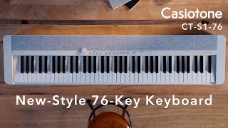 CASIO（カシオ） キーボード 電子ピアノ CT-S1-76WE スタンド