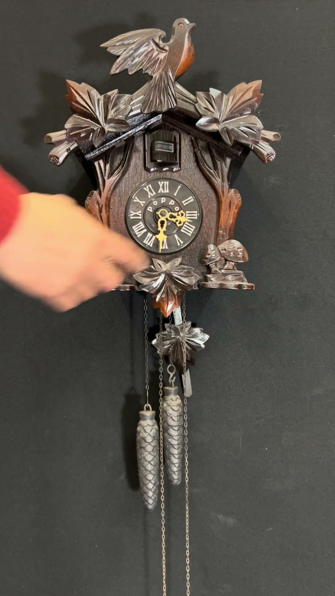 POPPO 鳩時計 #06 TEZUKA CLOCK 分銅 機械式時計 壁掛け 古時計