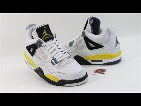 The Air Jordan 4 IV Retro Tour Yellow - YouTube