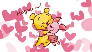 Mocchi‐Mocchi もっちぃもっちぃ プーさん ハグ ザ ラブ ディズニー