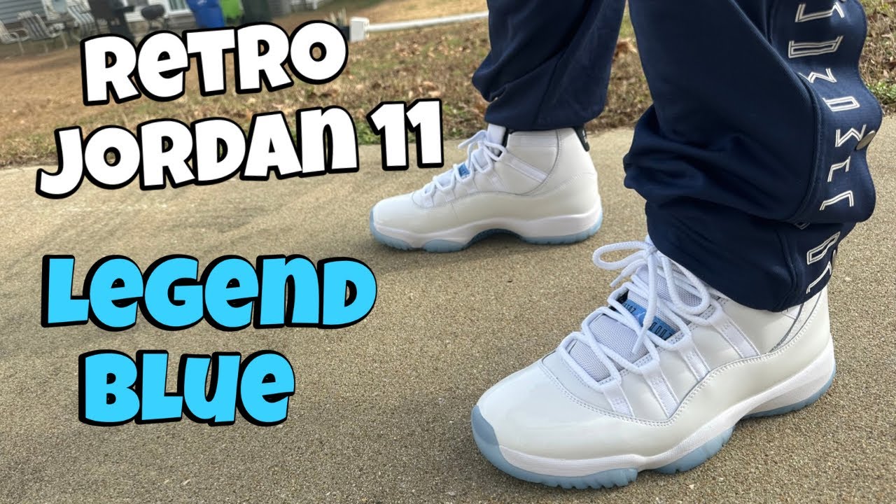 Retro Jordan 11 “Legend Blue” Review And On Feet! - YouTube