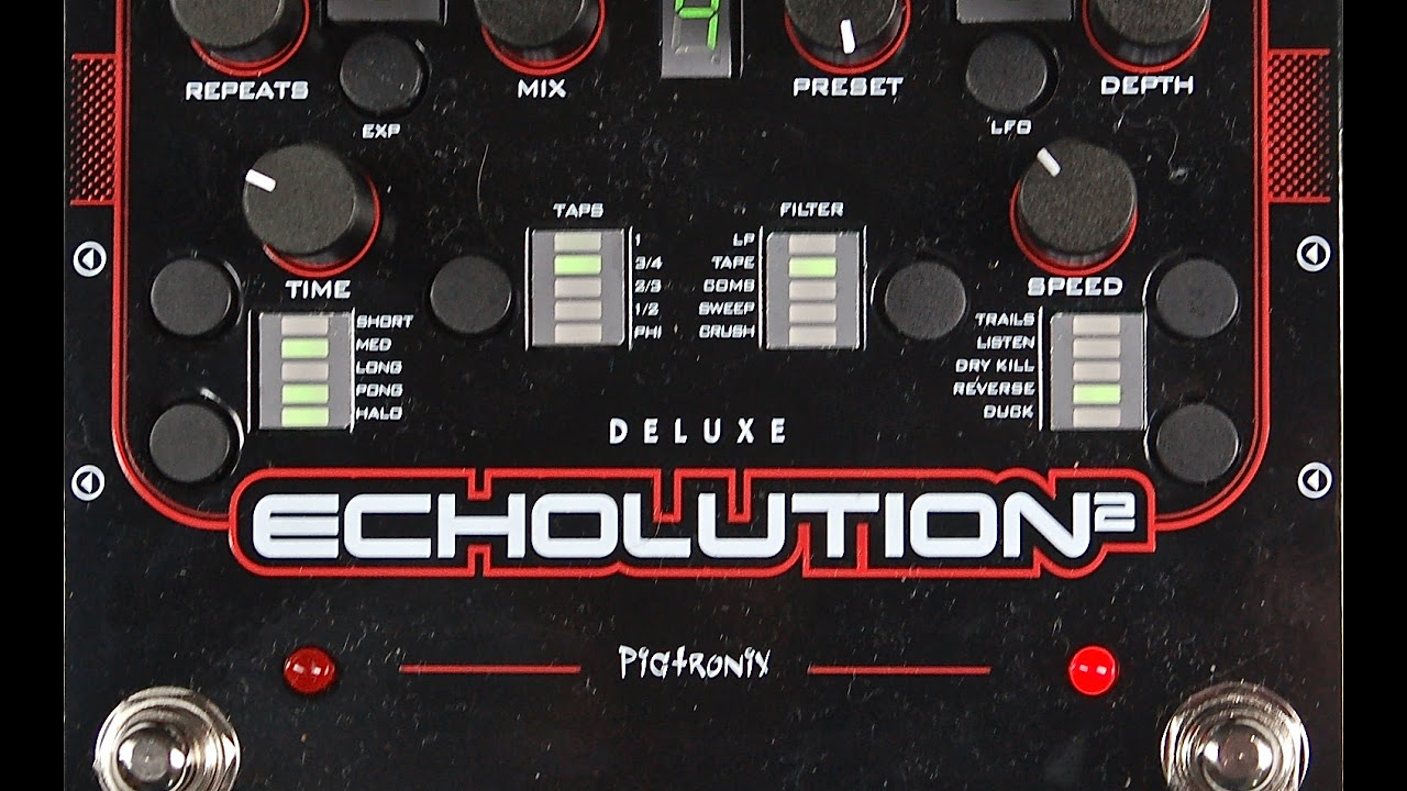 Pigtronix Echolution 2 Deluxe Delay - YouTube