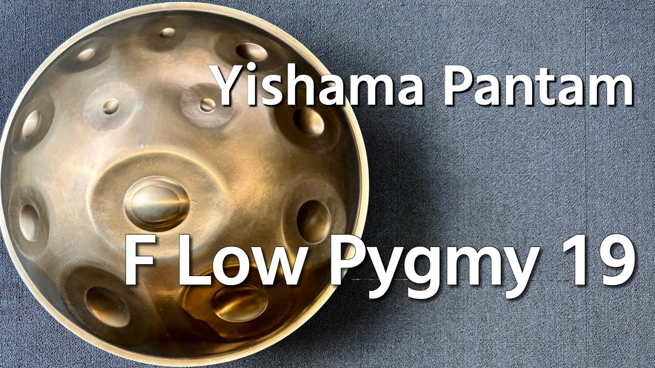 レンタルハンドパン】Yishama Pantam / F Low Pygmy 19 試奏1 - YouTube